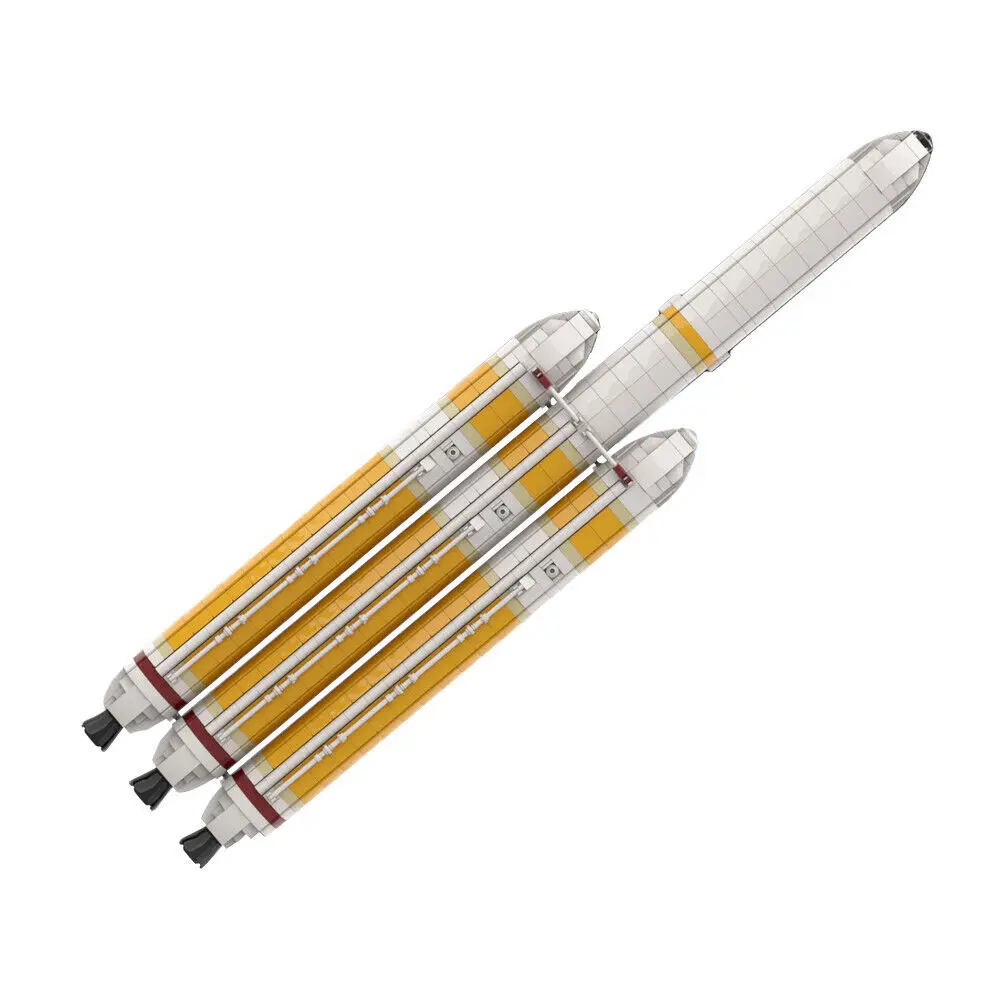Delta Iv Heavy Con Sonda Solare Parker Saturn V Scale 1884 Pezzi Moc Build