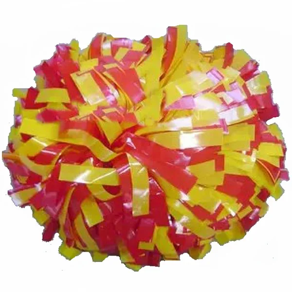 Double Color Surface Cheerleader Pompoms, Cheer Pom Poms Can Free Combination,High Quality, Sports Supplies Factory , 6 ", 10Pcs