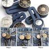 Jeans Retractable Button Buckle Clothing Pant Jeans Button Waistband Adjustable Extended Buckle Jeans Ceinture Sewing Button 2