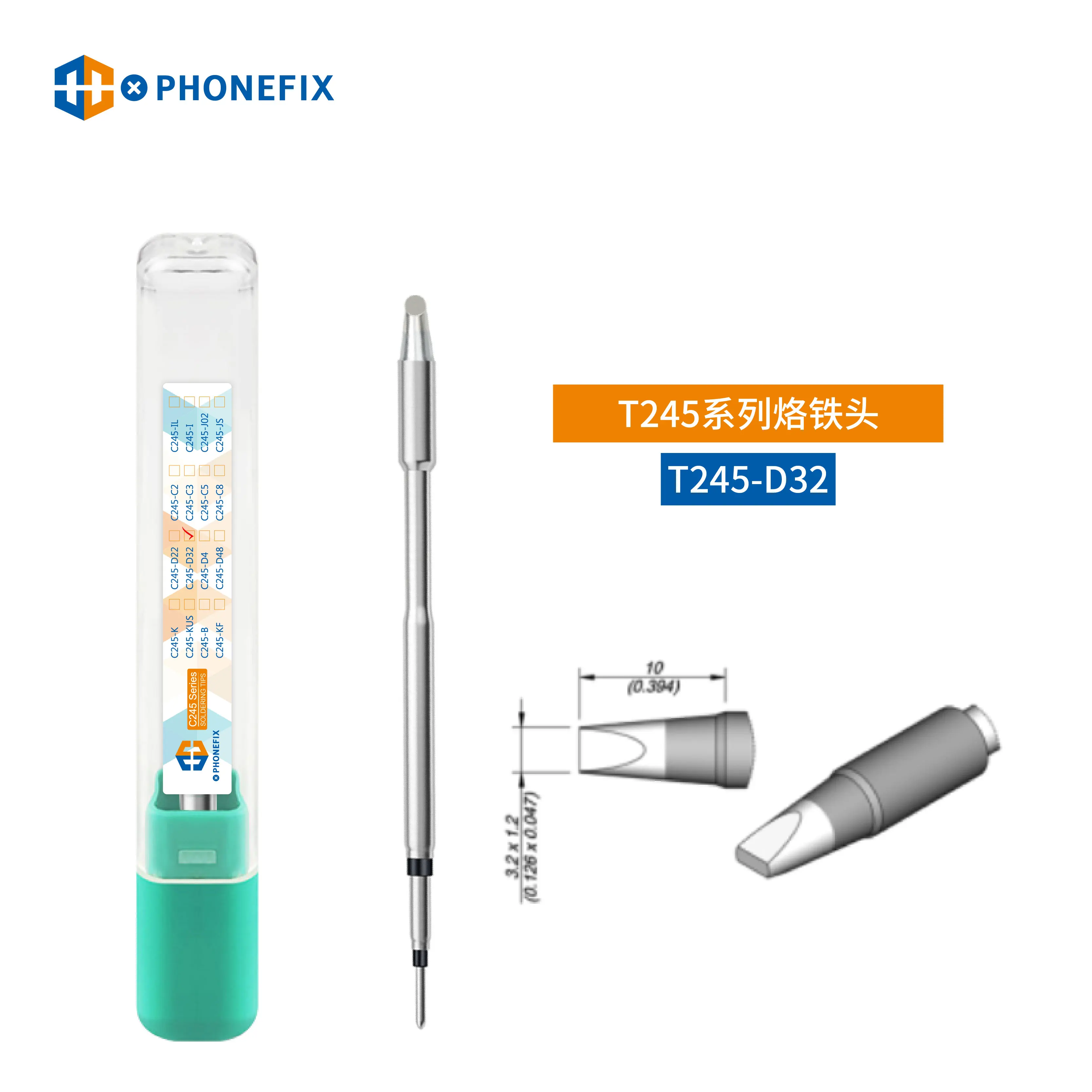 C245 Series Soldering Iron Tips JBC C245911/741/908/907 Soldering Iron Repair PCB IC Tools Universal T245 Handle
