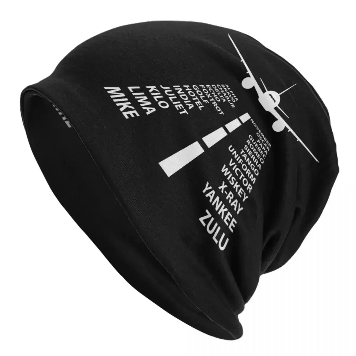 

Alphabet Pilot Airplane Aviation Skullies Beanies Caps Winter Knit Hat Adult Aviator Air Fighter Bonnet Hats Outdoor Ski Cap