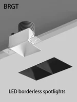 Led Spotlights Square Borderless Spot Light Triac ZigBee Dimmable Smart Ceiling Lamp Embedded Foco 110V220V For Living Room Home 1