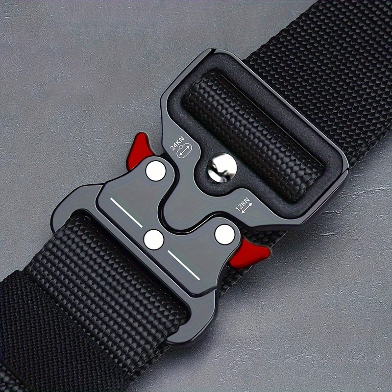 Cintura Tattica Uomo In Nylon – Larghezza 5cm, Regolabile, Leggera E Traspirante, Per Outdoor E Casual