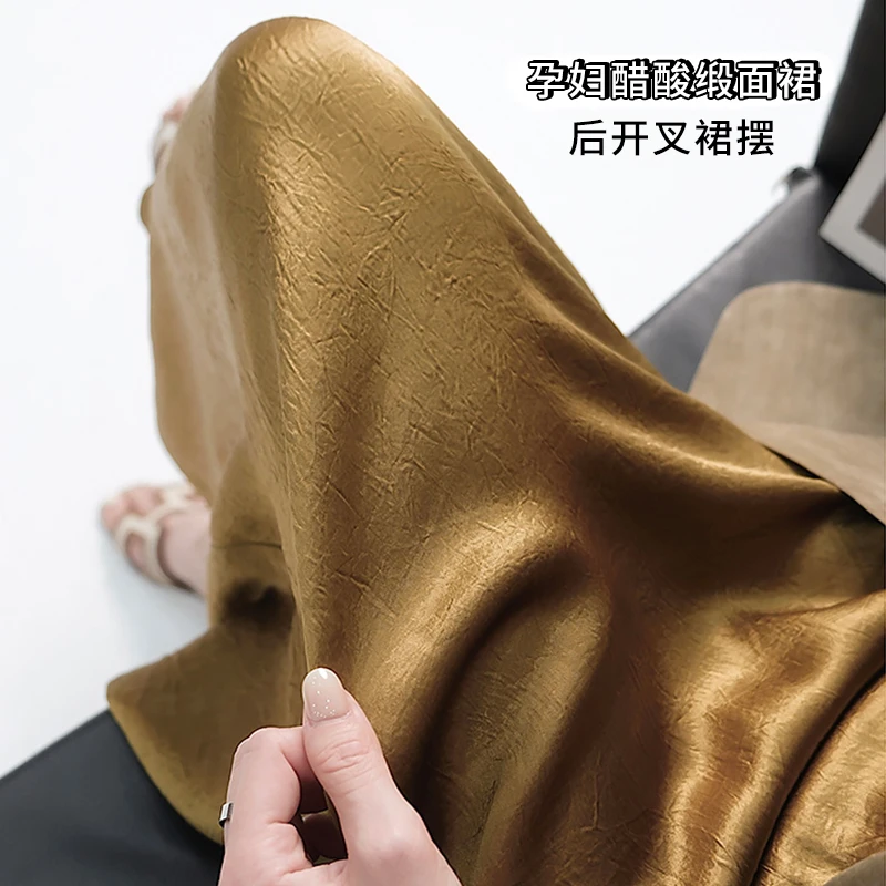 Summer French Style Pregnant Woman Belly Skirts Solid Color High Waist Back Split Maternity Skirts Office Pregnancy Skirt