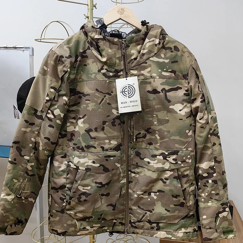 Military Tactical Jackets -25°F Men\'s Waterproof Windbreaker Hoodie Heat Reflect Winter Hiking Jackets Men Army Hunting Clothes