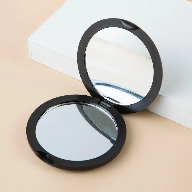 Makeup Mirror Handheld Makeup Mirror Double Sided Mini Portable Pocket Folding Round Makeup Mirror For Travel Beauty Cosmetic Tool