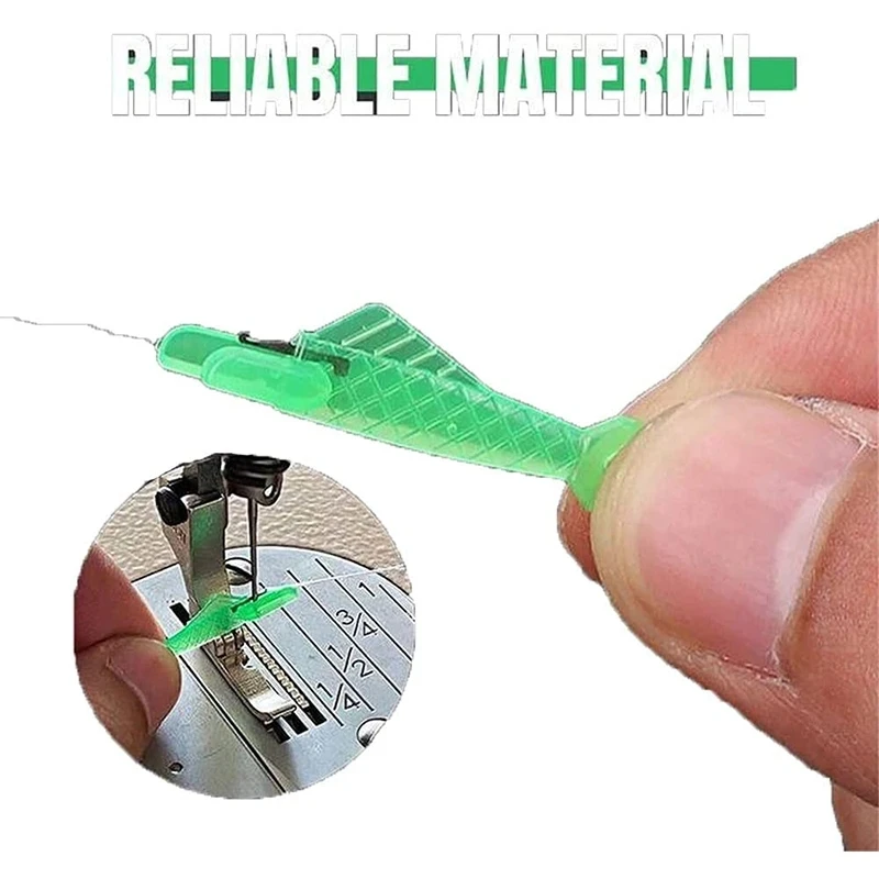 Fish Type Automatic Needle Threader DIY Tool Hand Sewing Machine Device Thread