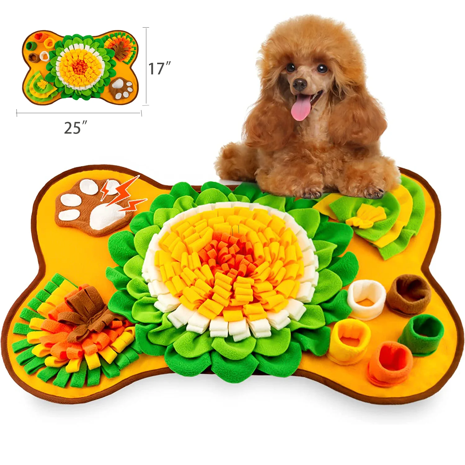 Large Snuffle Mat for Dogs Pet Interactive Training and Stress Relief