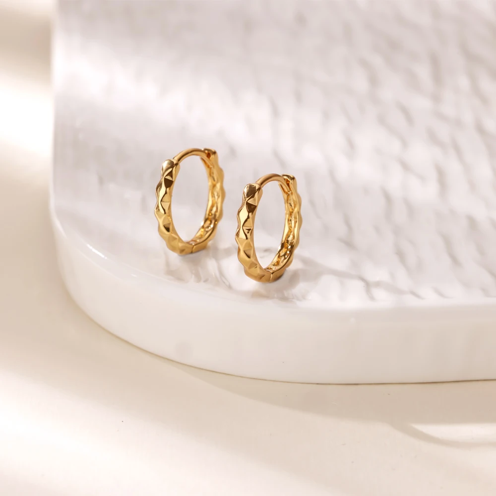 Irregular Lines Hoop Earrings For Women