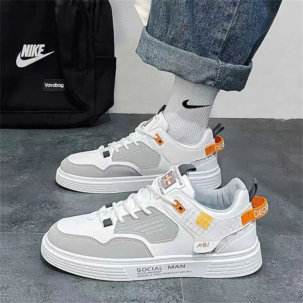 Sneakers Da Badminton Con Suola Bianca Punta Tonda Per Uomo Casual Taglia 45 Scarpe Da Uomo Pink Flats Sports Trainers Best Seller