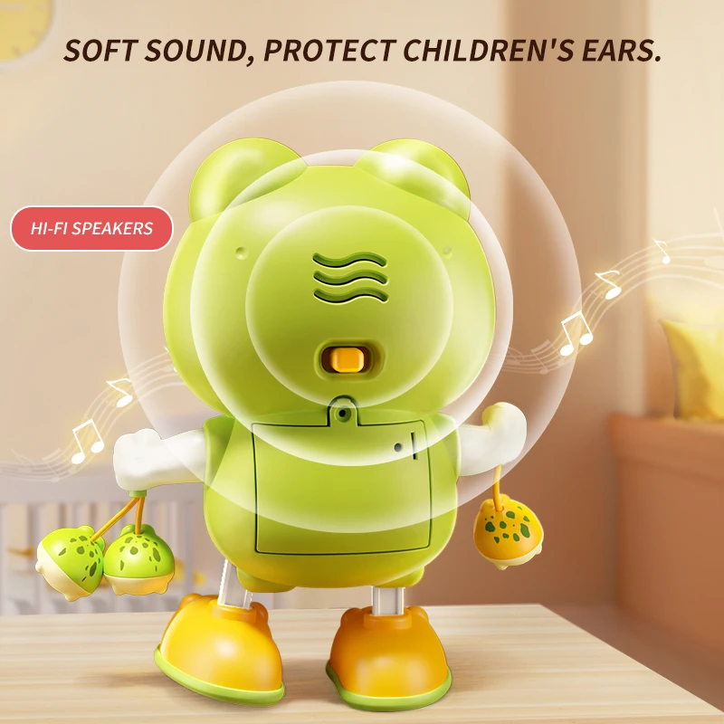 Children Cute Rabbit Electronic Toy Pet With Music Light Animal Game Frog Walking Dance Moving Kid Toys 3 Year Gifts 4