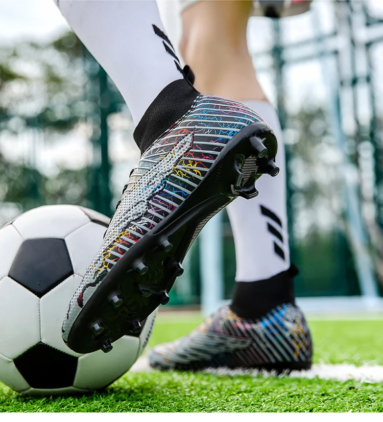 Fußball Schuhe Stollen Männer Breathabl Erwachsene Hot-selg Hohe-qualität Ultraleicht Fußball Stiefel_voghion.com