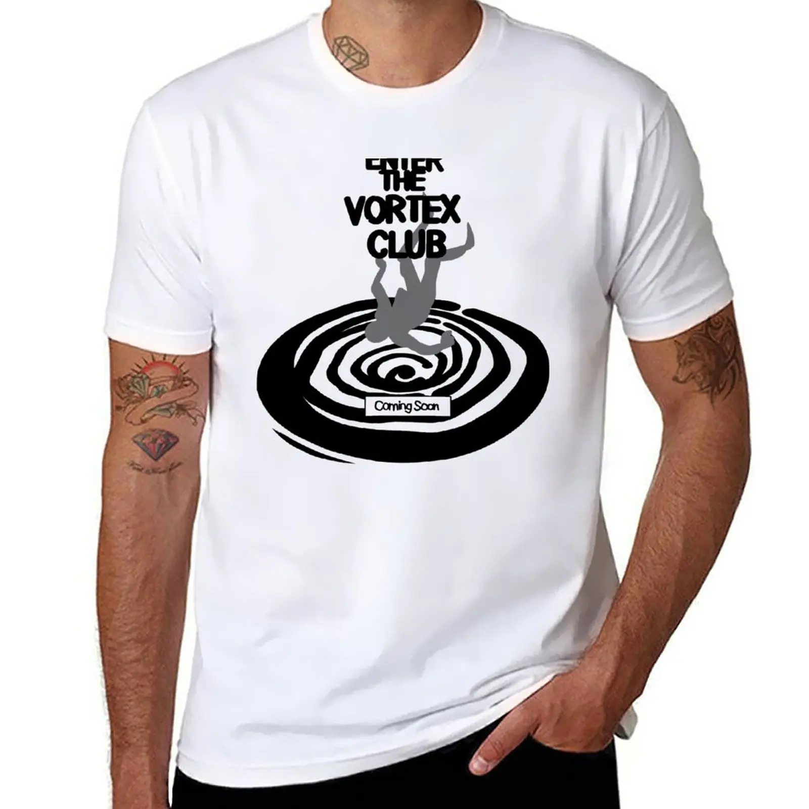 

New Enter The Vortex Club (High Res) T-Shirt vintage t shirt quick-drying t-shirt black t-shirts for men