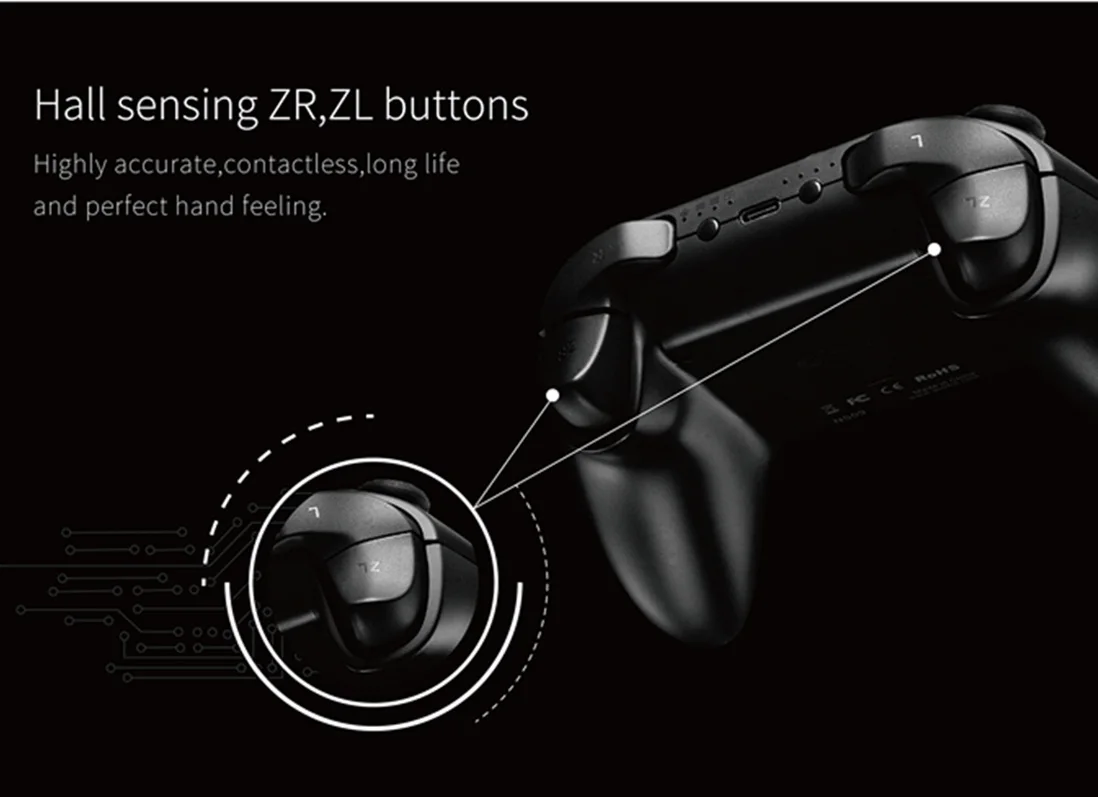 GuliKit Kingkong NS09 Pro 2 NS08 Wireless Bluetooth Gamepad Game Controller For NS Switch PC TV Box Raspberry Gamepads Joystick