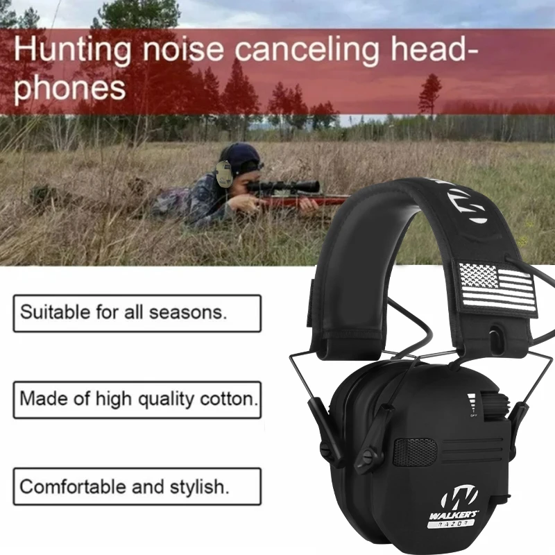 Shooting Earmuff Tactical Electronic Anti-noise Impact Sound Amplification