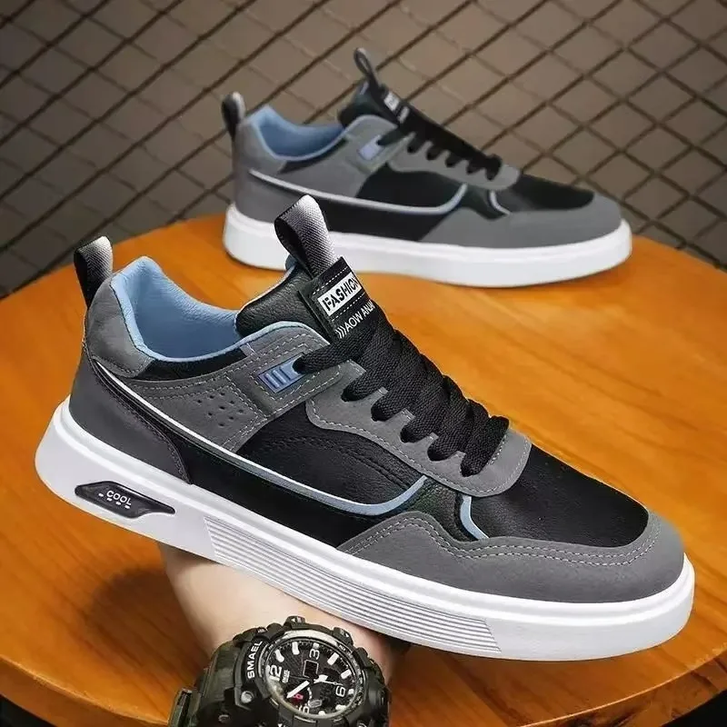 

Summer Men's Shoes Outdoor Comfortable Running Shoe Waterproof Leather Casual Shoes For Men Lace Up Sneakers Zapatillas Deporte