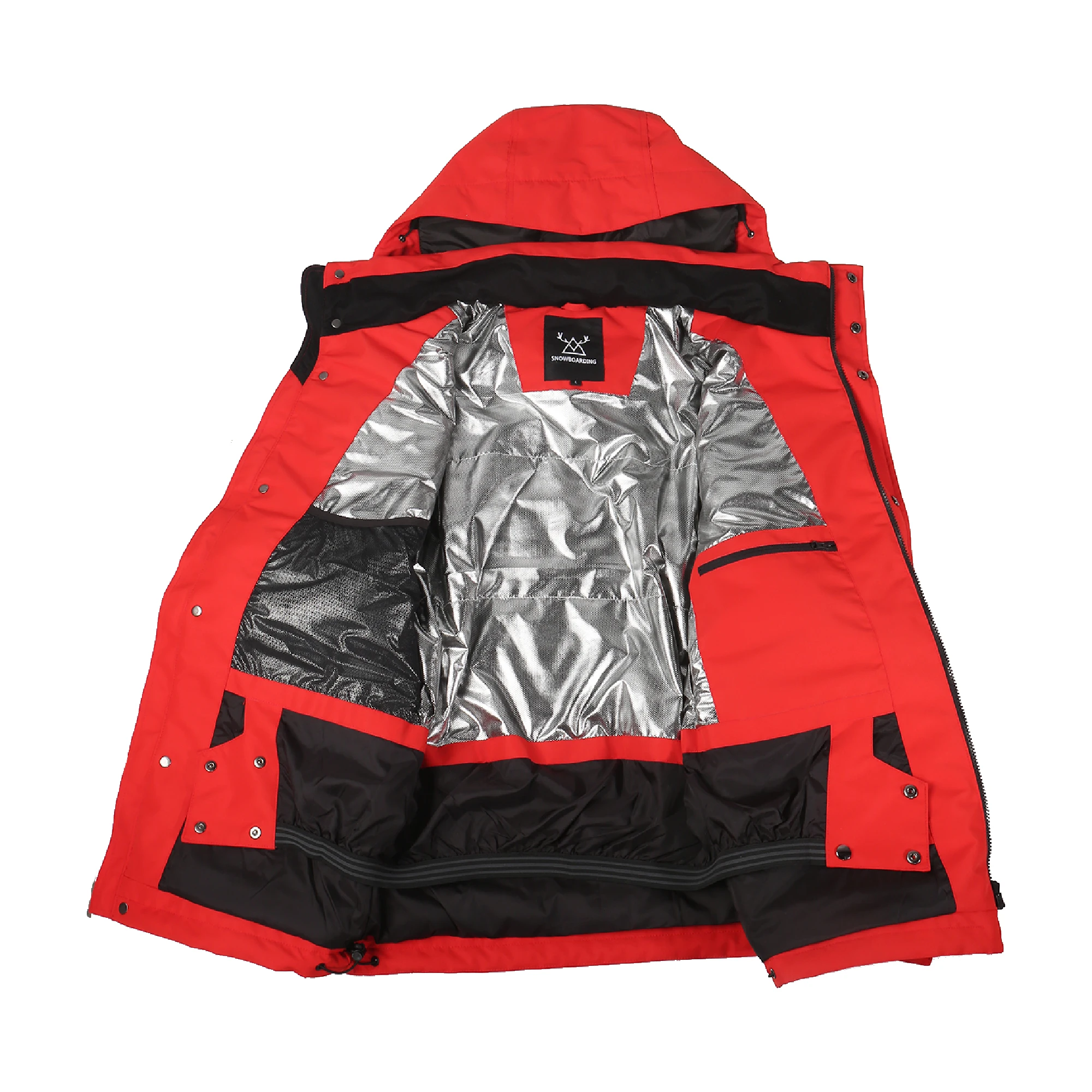 Winter Men Skiing Jackets Loose Warm Snow Coat Multi Pocket Snowboard Sport Tops Outdoor Waterproof Windproof Adult Ski Clothes