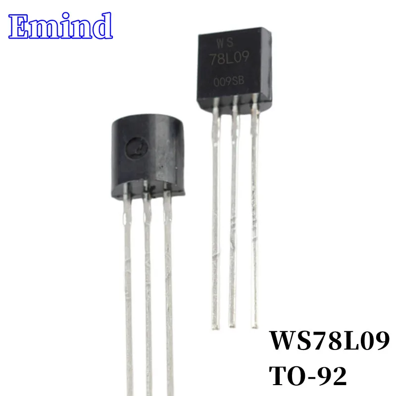 

10/30/50Pcs WS78L09 78L09 TO-92 LDO 3-terminal Regulator IC DIP Low Dropout Regulator