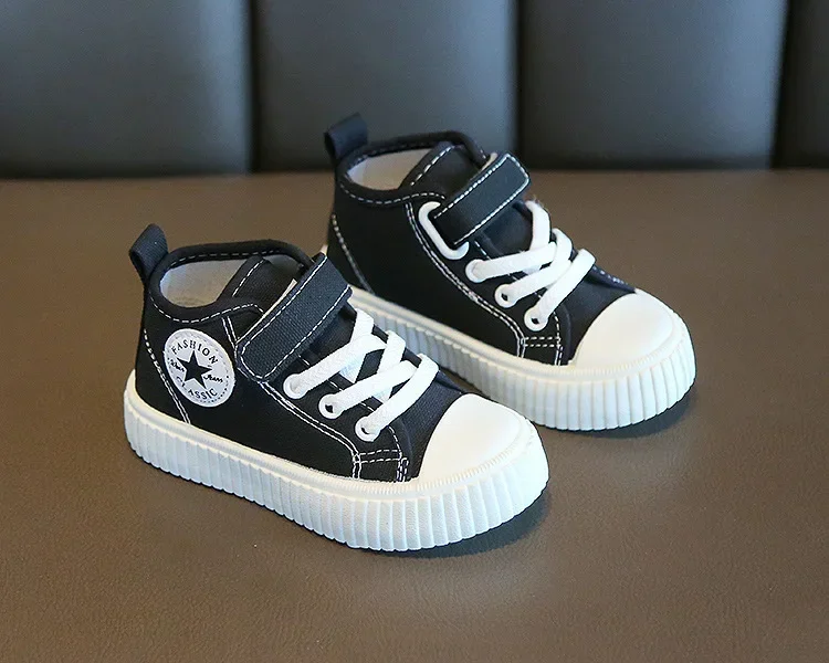 Kinder Canvas Sneaker Jungen Mädchen Weiche Sohle Bequeme Schuhe_voghion.com
