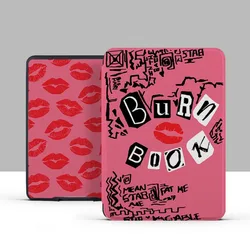 Elegant Leather Folio e - Reader Case with Auto Sleep/Wake Feature - SY69JL 2016 8th (Rose Red)
