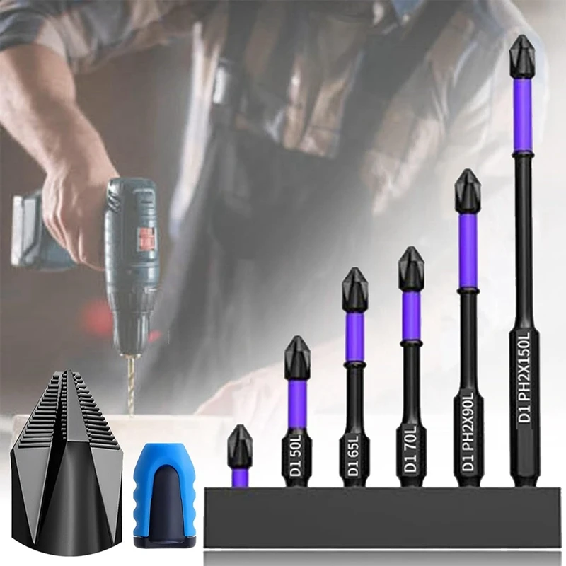 

Upgraded High Hardness And Strong Magnetic Bit Magnetic Drill Anti-Shock Non-Slip Bit, Super Strong Magnetic Drill Bits, (1 Set)