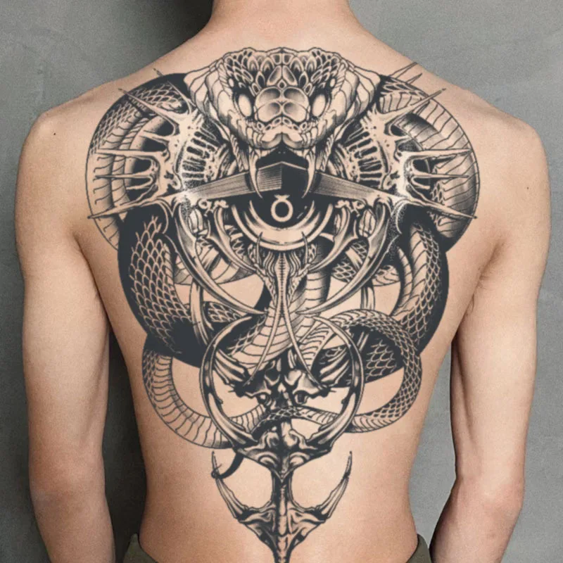 Angel Wings Tattoo Stickers Temporary Tattoos 2 Weeks Men Adult