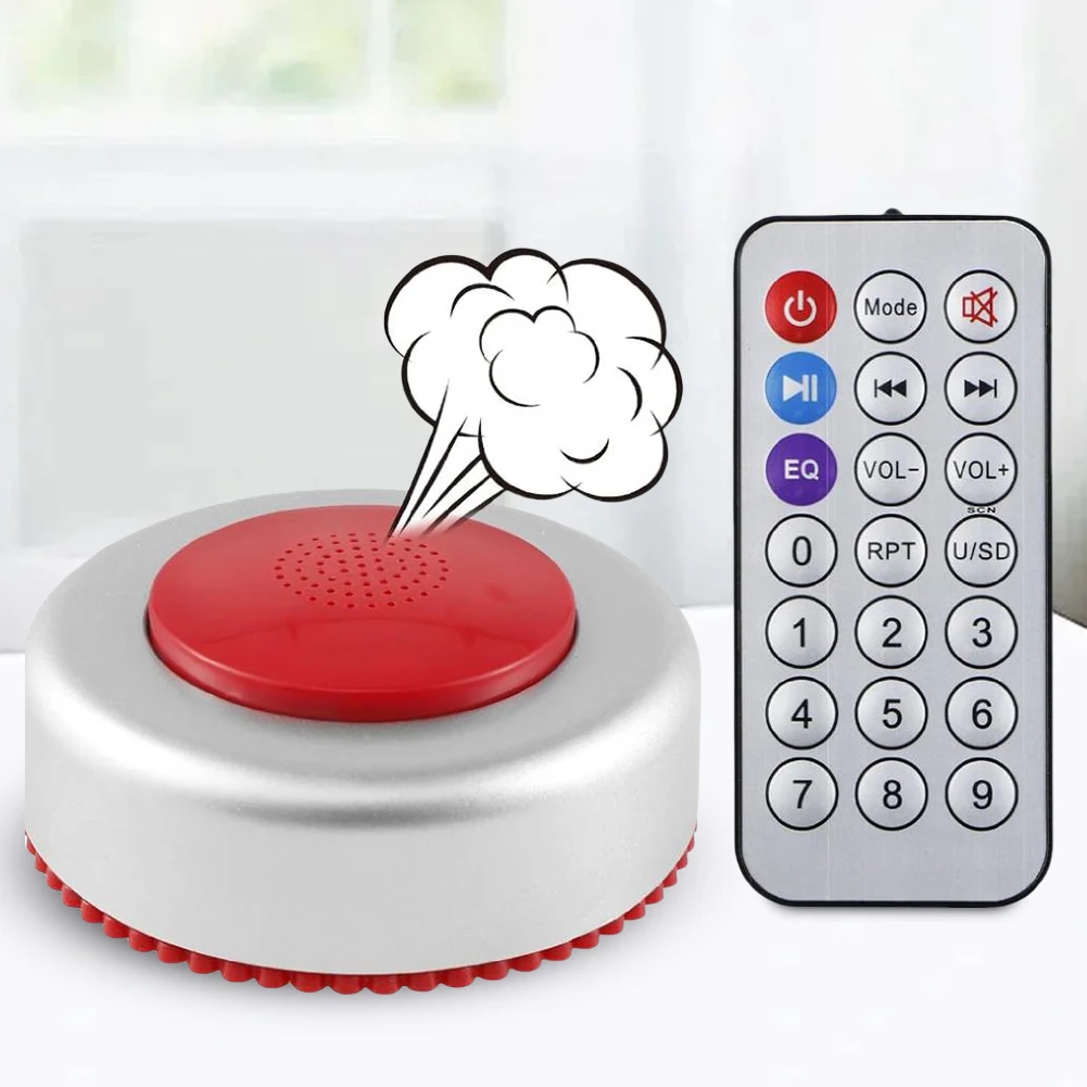 Remote Controlled Fart Machine Noise Maker with 50 Different Realistic Sounds Farting Toys Funny Gag Sound Machine for Party