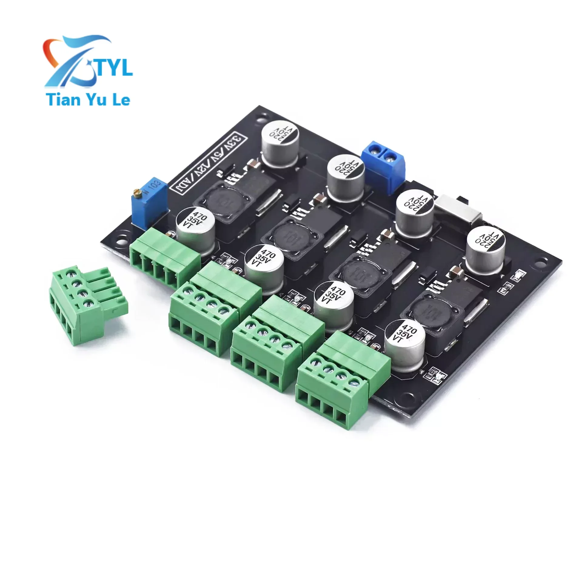 Nuovo Lm2596 Alimentatore Switching Multicanale 3.3V/5V/12V/Adj Modulo Di Alimentazione In Uscita Di Tensione Regolabile