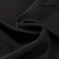 CharmChant Black Satin Asymmetrical Lace Long-Sleeve Shirt for Women Y2k Harajuku Fashion Elegant Sleeveless Shirt Blouse Female - Image 6