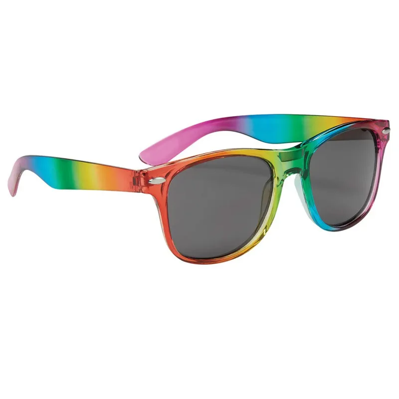 Fashion Sunglasses For Women Retro Driving 90&rsquo;s Vintage Narrow Square Frame UV400 Protection Rainbow