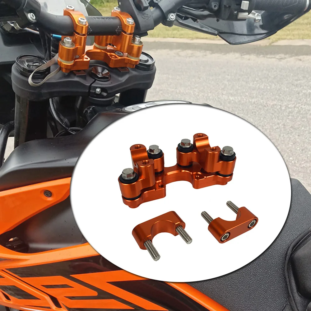 핸들바 라이저 바 마운트 핸들 클램프 브래킷 충격 흡수 장치 스태빌라이저 KTM 790 390 1190 1290 Adventure ADV 2020 2021 2022