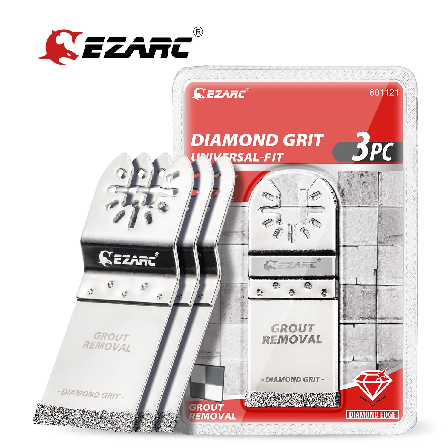 EZARC Diamond Oscillating Tool Flush Cutting Blade Multi Tool Saw