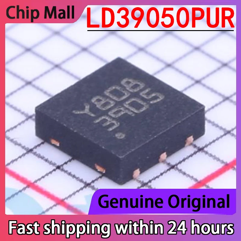 

5PCS Brand New Original LD39050PUR Silk Screen 3905 Package DFN6 Linear Regulator (LDO) Genuine