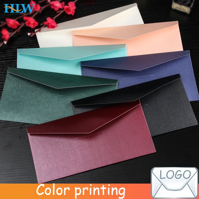 10pcs/lot Pearl paper Envelopes Creative Retro European Business Envelope Letter Paper Envelope Wedding Invitation