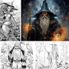 1pc Art Coloring Book 22 Page Coloring Books Gift For Birthday Party Relieve Stress Kill Time Graffiti Painting Drawing Art Book 5