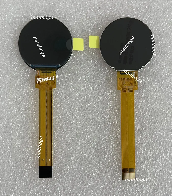 IPS 0.99 inch 12PIN HD TFT LCD Display Round Screen GC9107 Drive IC 128(RGB)*115 SPI Interface