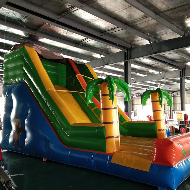 Inflatable Amusement Jumping Game Outdoor Backyard Monkey Slide Outdoor Inflatable Slide Gorilla Can ModifyThe Size