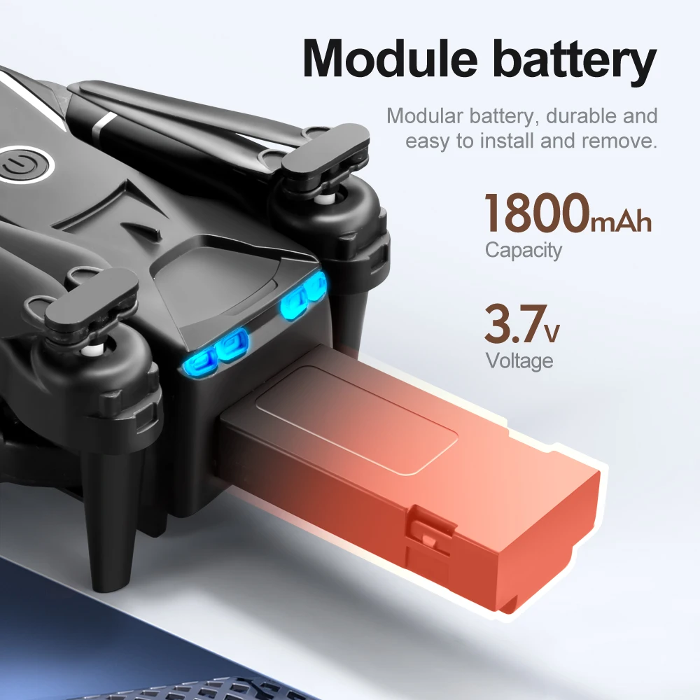 Drone Battery Original V88 8K Professional HD 3.7V 1800mAh For V88 Drone RC Qudcopter Spare Accessories Parts