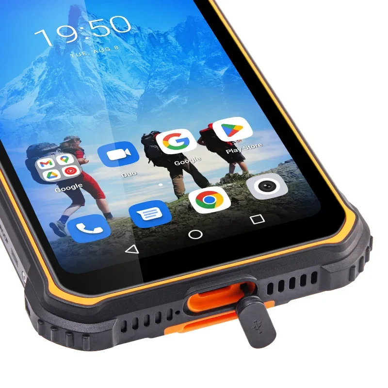 UNIWA F910 4G Rugged Smartphone Android IP68  Fingerprint Unlock 10000mAh 6GB+128GB 6.23 Inch FHD+ Cellphone NFC Global Version