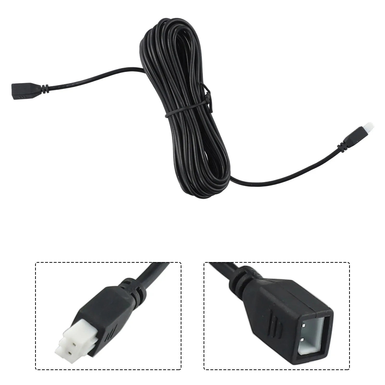 

Supports Weatherproof Work In Rainy High Quality Product Extension Cable Cable 1pc 4 Meters Black Parking Sensor Extension Cable