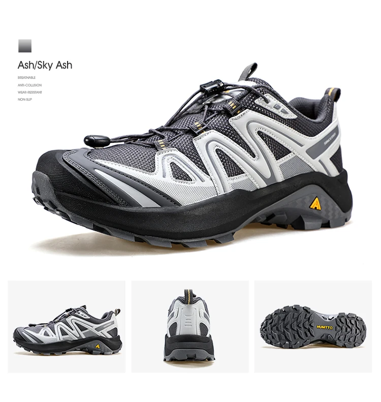 HUMTTO Outdoor-Klettersportschuh für Herren, atmungsaktiv, lässig, Wanderschuhe, rutschfest, Trekking-Laufschuhe, Designer-Sneaker für Herren – Detail 11