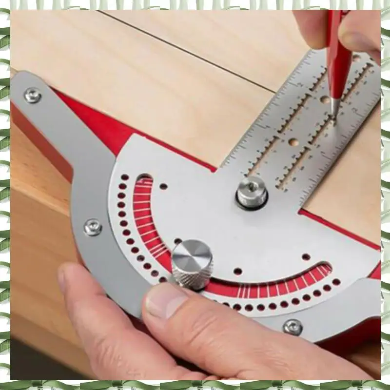 Professional Tool Woodworkers Edge Rule High Precision Protractors Angles Measure Tool Carpenter Tools