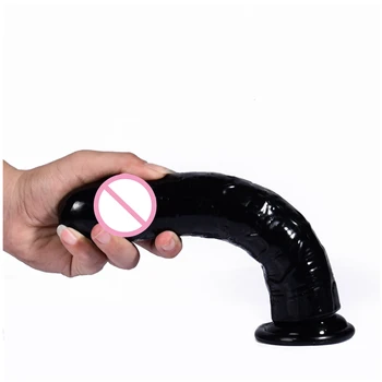 Erotic Realistic Dildo Big Jelly Penis With Strong Suction Cup Female Masturbation Massager G-spot Clits Stimulation Sex Toys 6