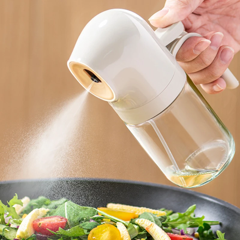 180/250ml Oil Sprayer for Cooking Refillable Glass Olive Oil Spray Bottle Anti-leak Oil Spray Pot for Baking and Grilling 6