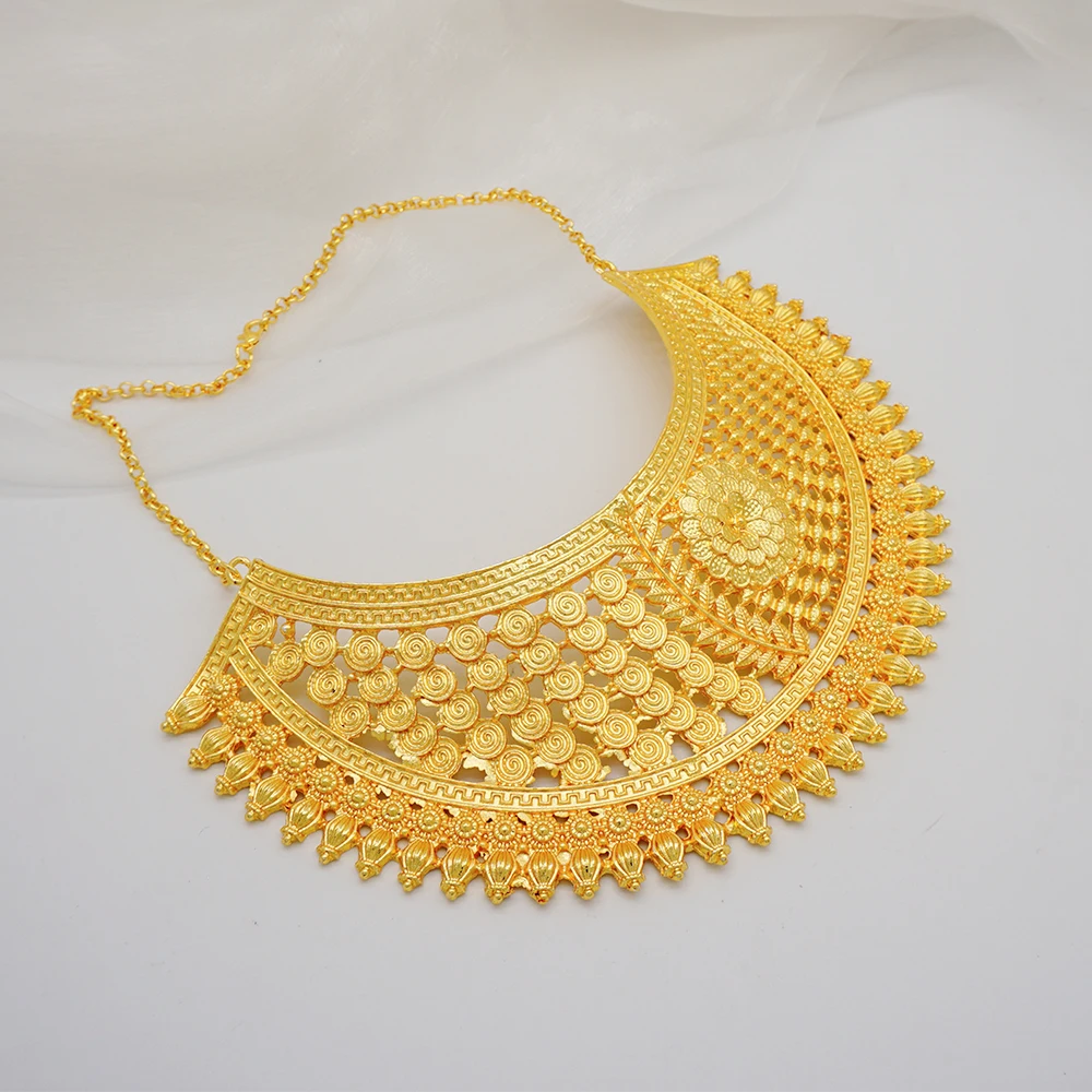 Dubai 24k Gold Color Jewelry Sets For 