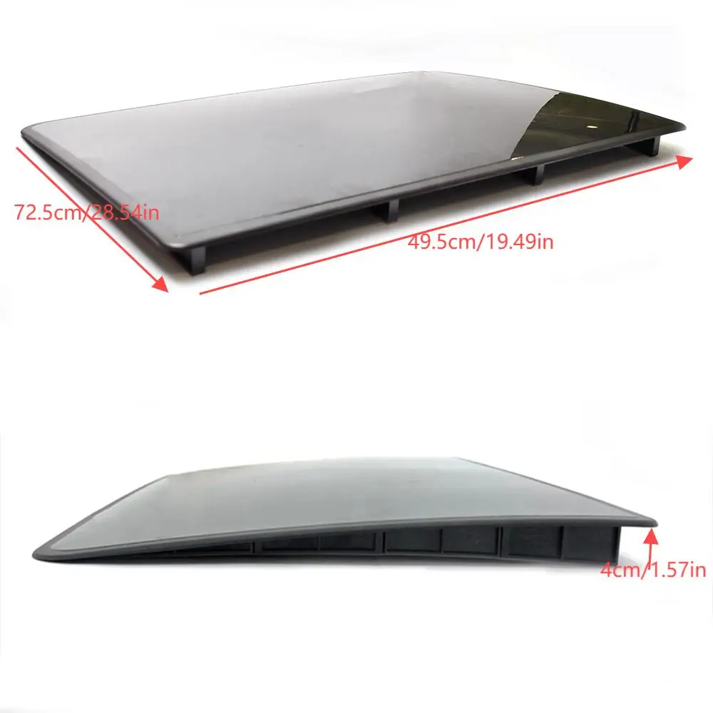 Car Sunroof Cover Tiypeor Universal Car Sunroof Imitation Sunroof Roof Visor DIY Decoration Body Kit