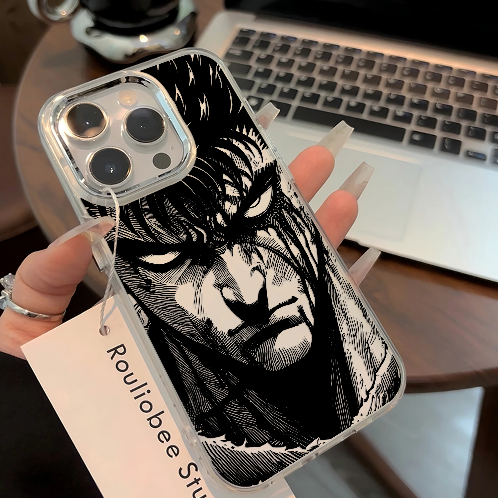 Japanese Hot Blood Anime Berserk Guts Soft Silicone Phone Case