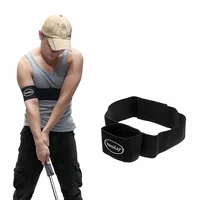Golf Swing Trainer Beginners Posture Corrector Elastic Nylon Golf Swing Training Aids Swing Arm Strap Double Ring Golf Stuff 2