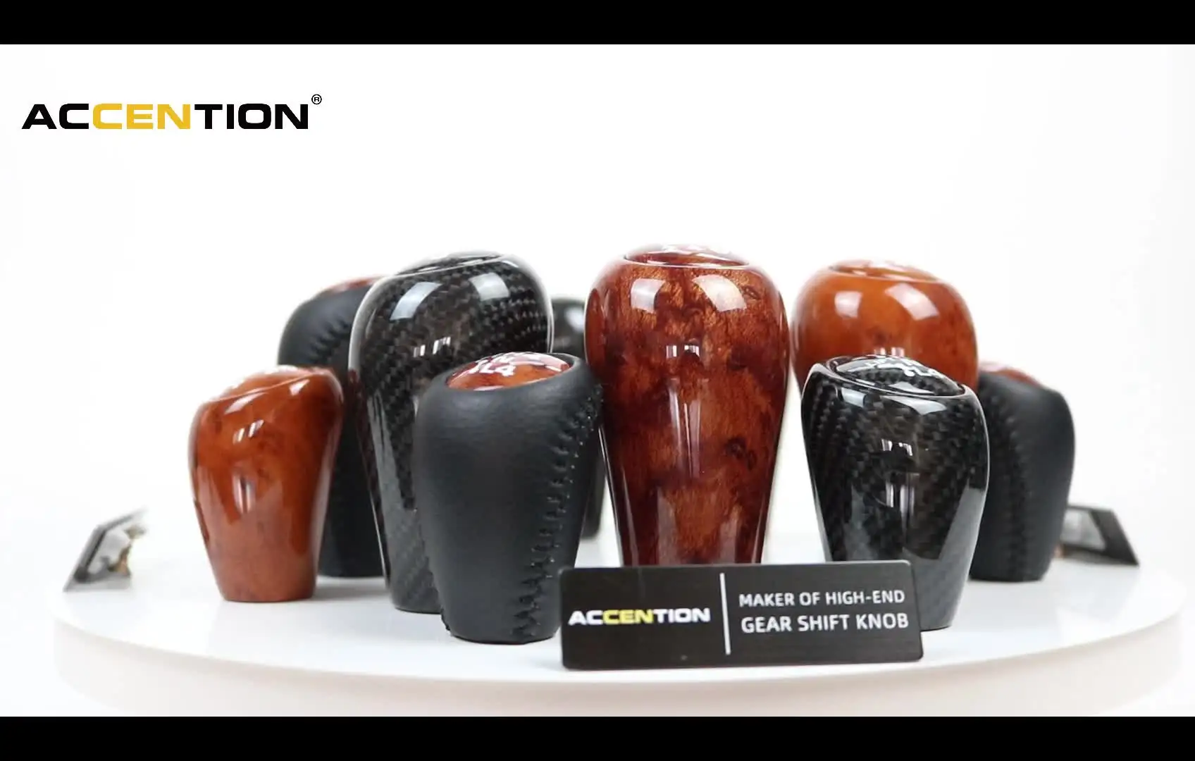5S MT Black Leather Gear Shift Knob Transfer For Toyota Land