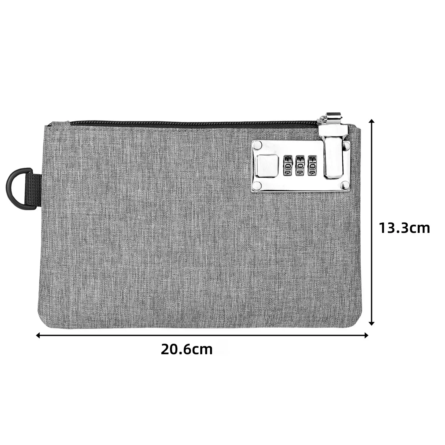Gebwolf Lockable Money Bag-Securely Store Cash, Passports, and Credit Cards with this Multi-Function Bag